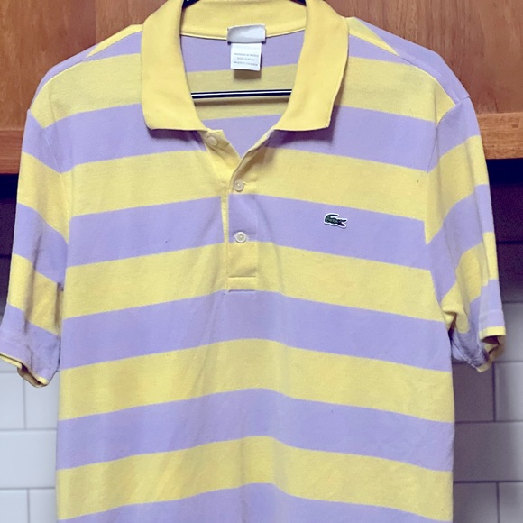 Lacoste Other - Purple & yellow( Lakers colored) Lacoste shirt. Size 5( XL).